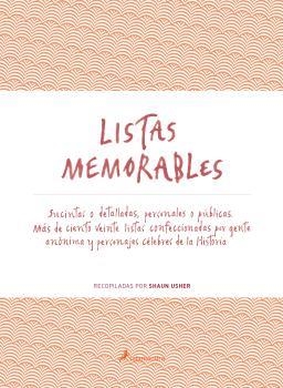 LISTAS MEMORABLES | 9788498387179 | USHER, SHAUN | Galatea Llibres | Librería online de Reus, Tarragona | Comprar libros en catalán y castellano online
