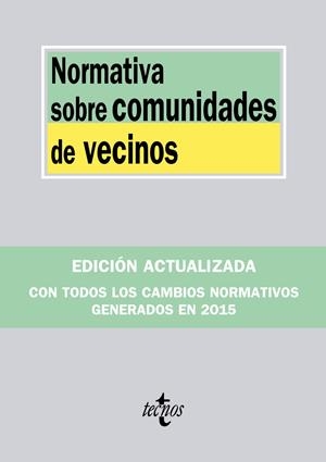 NORMATIVA SOBRE COMUNIDADES DE VECINOS | 9788430967490 | Galatea Llibres | Librería online de Reus, Tarragona | Comprar libros en catalán y castellano online