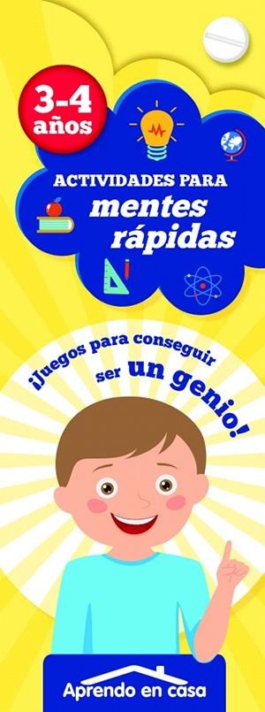 ACTIVIDADES PARA MENTES RAPIDAS (3-4 AÑOS) | 9788499396385 | AA.VV. | Galatea Llibres | Llibreria online de Reus, Tarragona | Comprar llibres en català i castellà online
