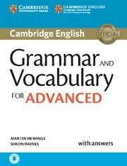 GRAMMAR VOCABULARY ADVANCED | 9781107481114 | HEWINGS,MARTIN/HAINES,SIMON | Galatea Llibres | Llibreria online de Reus, Tarragona | Comprar llibres en català i castellà online