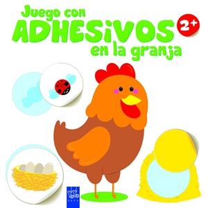JUEGO CON ADHESIVOS EN LA GRANJA +2. GALLINA | 9788408148708 | Galatea Llibres | Librería online de Reus, Tarragona | Comprar libros en catalán y castellano online