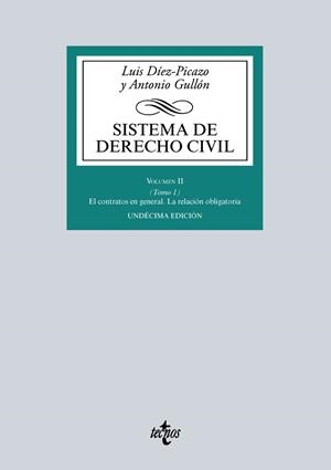 SISTEMA DE DERECHO CIVIL. VOLUMEN II (TOMO 1)  | 9788430968749 | DÍEZ-PICAZO, LUIS/GULLÓN, ANTONIO | Galatea Llibres | Librería online de Reus, Tarragona | Comprar libros en catalán y castellano online