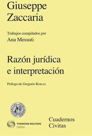 RAZON JURIDICA E INTERPRETACION | 9788447022458 | ZACCARIA, GIUSEPPE | Galatea Llibres | Librería online de Reus, Tarragona | Comprar libros en catalán y castellano online