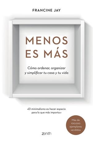 MENOS ES MÁS | 9788408151999 | JAY, FRANCINE | Galatea Llibres | Llibreria online de Reus, Tarragona | Comprar llibres en català i castellà online