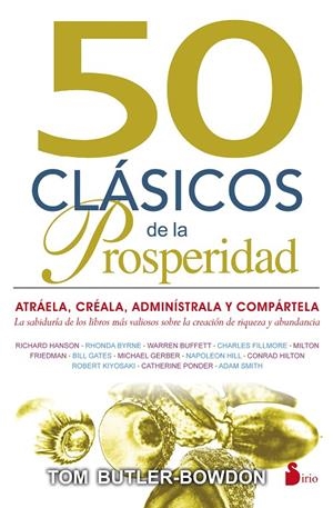 50 CLASICOS DE LA PROSPERIDAD | 9788416579129 | BUTLER, TOM | Galatea Llibres | Librería online de Reus, Tarragona | Comprar libros en catalán y castellano online