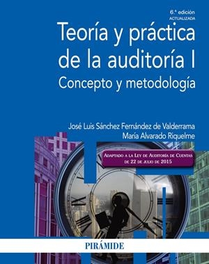 TEORÍA Y PRÁCTICA DE LA AUDITORÍA I | 9788436834918 | SÁNCHEZ FERNÁNDEZ DE VALDERRAMA, JOSÉ LUIS/ALVARADO RIQUELME, MARÍA | Galatea Llibres | Librería online de Reus, Tarragona | Comprar libros en catalán y castellano online
