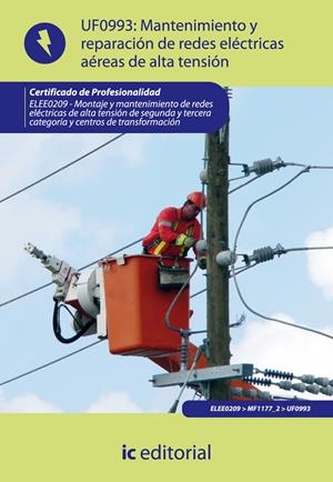 MANTENIMIENTO Y REPARACIÓN DE REDES ELÉCTRICAS AÉREAS DE ALTA TENSIÓN. ELEE0209 | 9788483649916 | JIMÉNEZ PÉREZ, JOSÉ GUSTAVO | Galatea Llibres | Llibreria online de Reus, Tarragona | Comprar llibres en català i castellà online