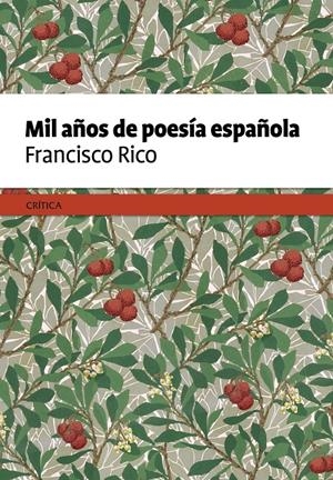 MIL AÑOS DE POESÍA ESPAÑOLA | 9788498929645 | RICO, FRANCISCO | Galatea Llibres | Llibreria online de Reus, Tarragona | Comprar llibres en català i castellà online