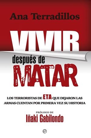 VIVIR DESPUÉS DE MATAR | 9788490606605 | TERRADILLOS, ANA | Galatea Llibres | Llibreria online de Reus, Tarragona | Comprar llibres en català i castellà online