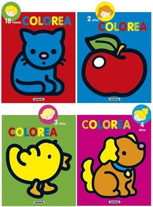 COLOREA POR EDADES (4 TÍTULOS) | 9788467742138 | Galatea Llibres | Llibreria online de Reus, Tarragona | Comprar llibres en català i castellà online