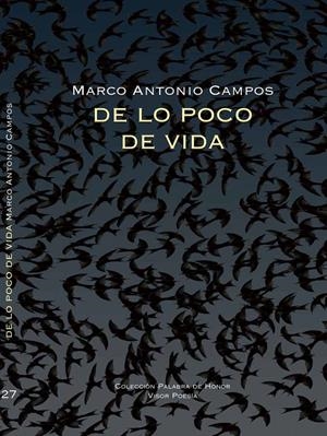 DE LO POCO DE VIDA | 9788498952278 | CAMPOS, MARCO ANTONIO | Galatea Llibres | Llibreria online de Reus, Tarragona | Comprar llibres en català i castellà online