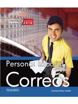 PERSONAL LABORAL CORREOS. TEMARIO | 9788468165882 | Galatea Llibres | Librería online de Reus, Tarragona | Comprar libros en catalán y castellano online