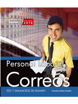 PERSONAL LABORAL CORREOS. TEST Y SIMULACROS DE EXAMEN | 9788468165899 | Galatea Llibres | Librería online de Reus, Tarragona | Comprar libros en catalán y castellano online