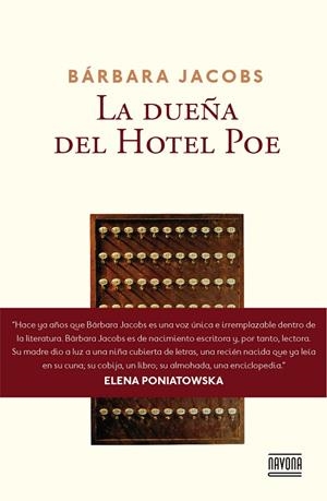 LA DUEÑA DEL HOTEL POE | 9788416259526 | JACOBS, BÁRBARA | Galatea Llibres | Llibreria online de Reus, Tarragona | Comprar llibres en català i castellà online