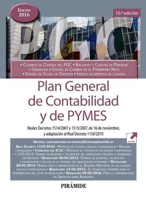 PLAN GENERAL DE CONTABILIDAD Y DE PYMES | 9788436836219 | Galatea Llibres | Llibreria online de Reus, Tarragona | Comprar llibres en català i castellà online