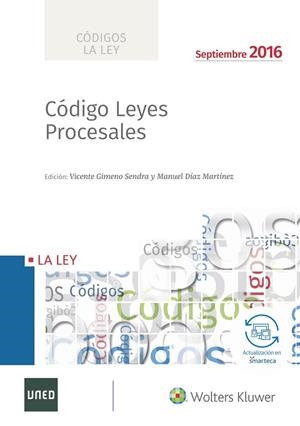 CODIGO LEYES PROCESALES 2016 | 9788490205488 | REDACCIóN LA LEY | Galatea Llibres | Librería online de Reus, Tarragona | Comprar libros en catalán y castellano online