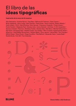 LIBRO DE LAS IDEAS TIPOGRÁFICAS | 9788498019285 | HELLER, STEVEN/ANDERSON, GAIL | Galatea Llibres | Llibreria online de Reus, Tarragona | Comprar llibres en català i castellà online