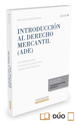INTRODUCCION AL DERECHO MERCANTIL | 9788490983911 | BARBA, JOSE | Galatea Llibres | Llibreria online de Reus, Tarragona | Comprar llibres en català i castellà online
