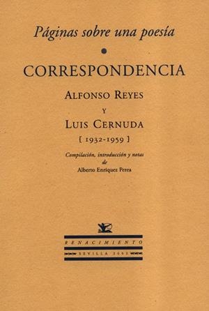 CORRESPONDENCIA. PAGINAS SOBRE UNA POESIA | 9788484721109 | REYES, ALFONSO : CERNUDA, LUIS | Galatea Llibres | Librería online de Reus, Tarragona | Comprar libros en catalán y castellano online