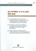 LLEI DEL TAXI, LLEI 19/2003, DE 4 DE JULIOL | 9788439362258 | AA.VV. | Galatea Llibres | Librería online de Reus, Tarragona | Comprar libros en catalán y castellano online