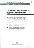 SUPORT A LES FAMILIES, LLEI 18/2003, DE 4 DE JULIOL | 9788439362241 | AA.VV. | Galatea Llibres | Librería online de Reus, Tarragona | Comprar libros en catalán y castellano online