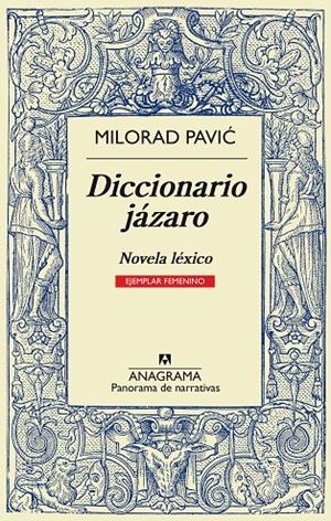 DICCIONARIO JÁZARO (EJEMPLAR FEMENINO) | 9788433932006 | PAVIC, MILORAD | Galatea Llibres | Llibreria online de Reus, Tarragona | Comprar llibres en català i castellà online
