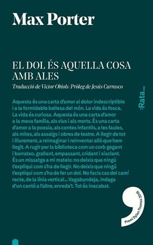 EL DOL ÉS AQUELLA COSA AMB ALES | 9788494489143 | PORTER, MAX | Galatea Llibres | Librería online de Reus, Tarragona | Comprar libros en catalán y castellano online