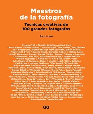MAESTROS DE LA FOTOGRAFÍA | 9788425230059 | LOWE, PAUL | Galatea Llibres | Llibreria online de Reus, Tarragona | Comprar llibres en català i castellà online