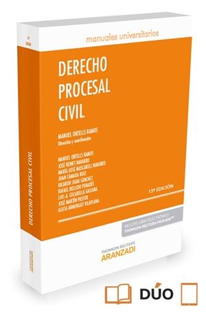 DERECHO PROCESAL CIVIL | 9788490997833 | BELLIDO PENADéS, RAFAEL/BONET NAVARRO, JOSé/CáMARA RUIZ, JUAN/CUCARELLA GALIANA, LUIS ANDRéS/JUAN Sá | Galatea Llibres | Llibreria online de Reus, Tarragona | Comprar llibres en català i castellà online