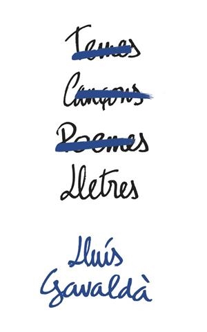 LLETRES | 9788416670093 | GAVALDÀ, LLUÍS | Galatea Llibres | Librería online de Reus, Tarragona | Comprar libros en catalán y castellano online