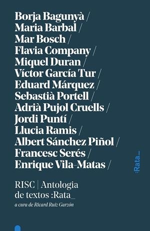 RISC. ANTOLOGIA DE TEXTOS | 9788494489129 | VV.AA. | Galatea Llibres | Librería online de Reus, Tarragona | Comprar libros en catalán y castellano online