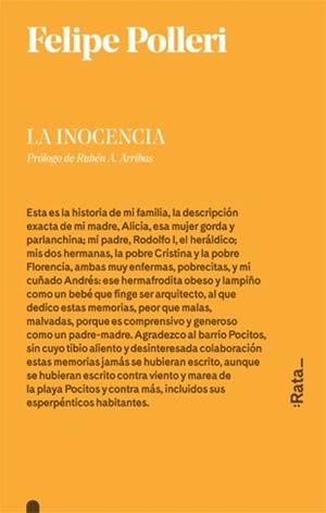 LA INOCENCIA | 9788416738236 | POLLERI, FELIPE | Galatea Llibres | Librería online de Reus, Tarragona | Comprar libros en catalán y castellano online