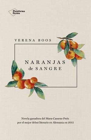 NARANJAS DE SANGRE | 9788417002572 | BOOS, VERENA | Galatea Llibres | Librería online de Reus, Tarragona | Comprar libros en catalán y castellano online