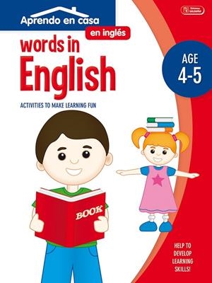 APRENDO EN CASA INGLÉS (4-5 AÑOS) WORDS IN ENGLISH | 9788499399140 | Galatea Llibres | Librería online de Reus, Tarragona | Comprar libros en catalán y castellano online