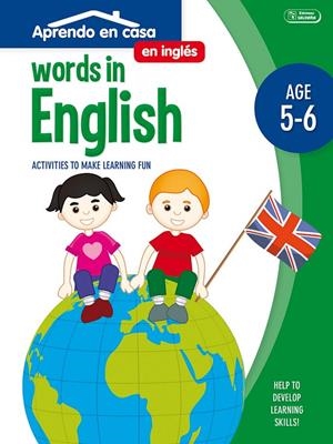 APRENDO EN CASA INGLÉS (5-6 AÑOS) WORDS IN ENGLISH | 9788499399195 | Galatea Llibres | Llibreria online de Reus, Tarragona | Comprar llibres en català i castellà online