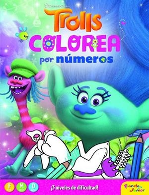 TROLLS. COLOREA POR NÚMEROS | 9788408172390 | DREAMWORKS | Galatea Llibres | Librería online de Reus, Tarragona | Comprar libros en catalán y castellano online