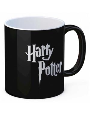 TAZA HARRY POTTER NEGRA Y BLANCA | 8435450206733 | Galatea Llibres | Llibreria online de Reus, Tarragona | Comprar llibres en català i castellà online
