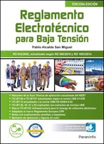 REGLAMENTO ELECTROTÉCNICO PARA BAJA TENSIÓN  3.ª EDICIÓN 2017 | 9788428340427 | ALCALDE SAN MIGUEL, PABLO | Galatea Llibres | Llibreria online de Reus, Tarragona | Comprar llibres en català i castellà online
