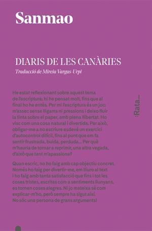 DIARIS DE LES CàNARIES | 9788416738083 | SANMAO | Galatea Llibres | Librería online de Reus, Tarragona | Comprar libros en catalán y castellano online