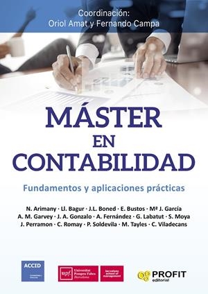 MASTER EN CONTABILIDAD | 9788416904846 | AMAT SALAS, ORIOL/CAMPA, FERNANDO | Galatea Llibres | Librería online de Reus, Tarragona | Comprar libros en catalán y castellano online