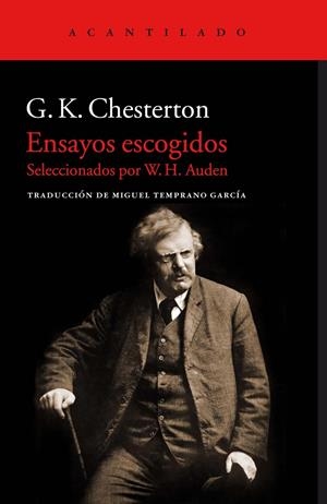 ENSAYOS ESCOGIDOS | 9788416748624 | CHESTERTON, G. K. (GILBERT KEITH) | Galatea Llibres | Librería online de Reus, Tarragona | Comprar libros en catalán y castellano online