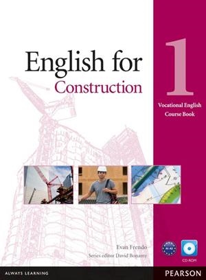ENGLISH FOR CONSTRUCTION LEVEL 1 COURSEBOOK AND CD-ROM PACK | 9781408269916 | BONAMY, DAVID/Y OTROS | Galatea Llibres | Librería online de Reus, Tarragona | Comprar libros en catalán y castellano online