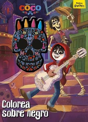 COCO. COLOREA SOBRE NEGRO | 9788416913718 | DISNEY | Galatea Llibres | Llibreria online de Reus, Tarragona | Comprar llibres en català i castellà online