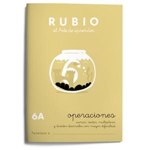 OPERACIONES 6A CUADERNOS RUBIO | 9788485109616 | RUBIO SILVESTRE, RAMÓN | Galatea Llibres | Llibreria online de Reus, Tarragona | Comprar llibres en català i castellà online