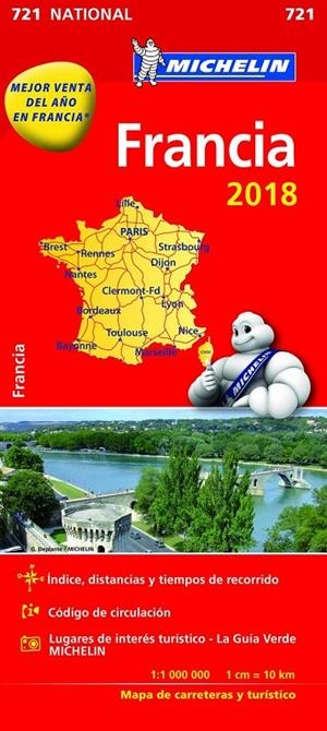 MAPA NACIONAL FRANCIA 1:1.000.000 | 9782067226524 | Galatea Llibres | Librería online de Reus, Tarragona | Comprar libros en catalán y castellano online