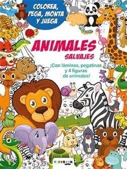 ANIMALES SALVAJES (COLOREA, PEGA, MONTA Y JUEGA) | 9788417076085 | VARIOS AUTORES | Galatea Llibres | Llibreria online de Reus, Tarragona | Comprar llibres en català i castellà online