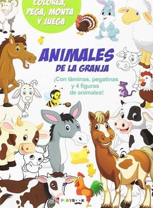 ANIMALES DE LA GRANJA (COLOREA, PEGA, MONTA Y JUEGA) | 9788417076108 | VARIOS AUTORES | Galatea Llibres | Llibreria online de Reus, Tarragona | Comprar llibres en català i castellà online