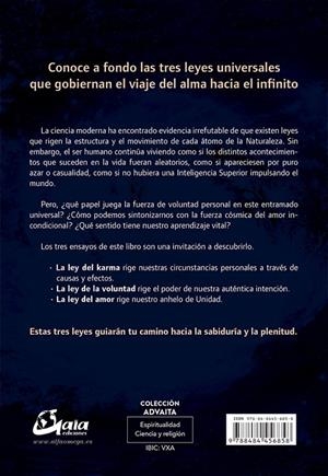 LEY DEL KARMA, LEY DE LA VOLUNTAD, LEY DEL AMOR | 9788484456858 | SINGER, MICHAEL A. | Galatea Llibres | Llibreria online de Reus, Tarragona | Comprar llibres en català i castellà online