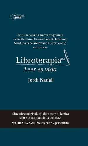 LIBROTERAPIA. LEER ES VIDA | 9788417114718 | NADAL, JORDI | Galatea Llibres | Librería online de Reus, Tarragona | Comprar libros en catalán y castellano online