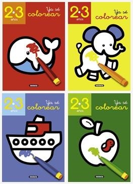 YA SÉ COLOREAR 2-3 AÑOS (4 TÍTULOS) | 9788467724028 | Galatea Llibres | Librería online de Reus, Tarragona | Comprar libros en catalán y castellano online